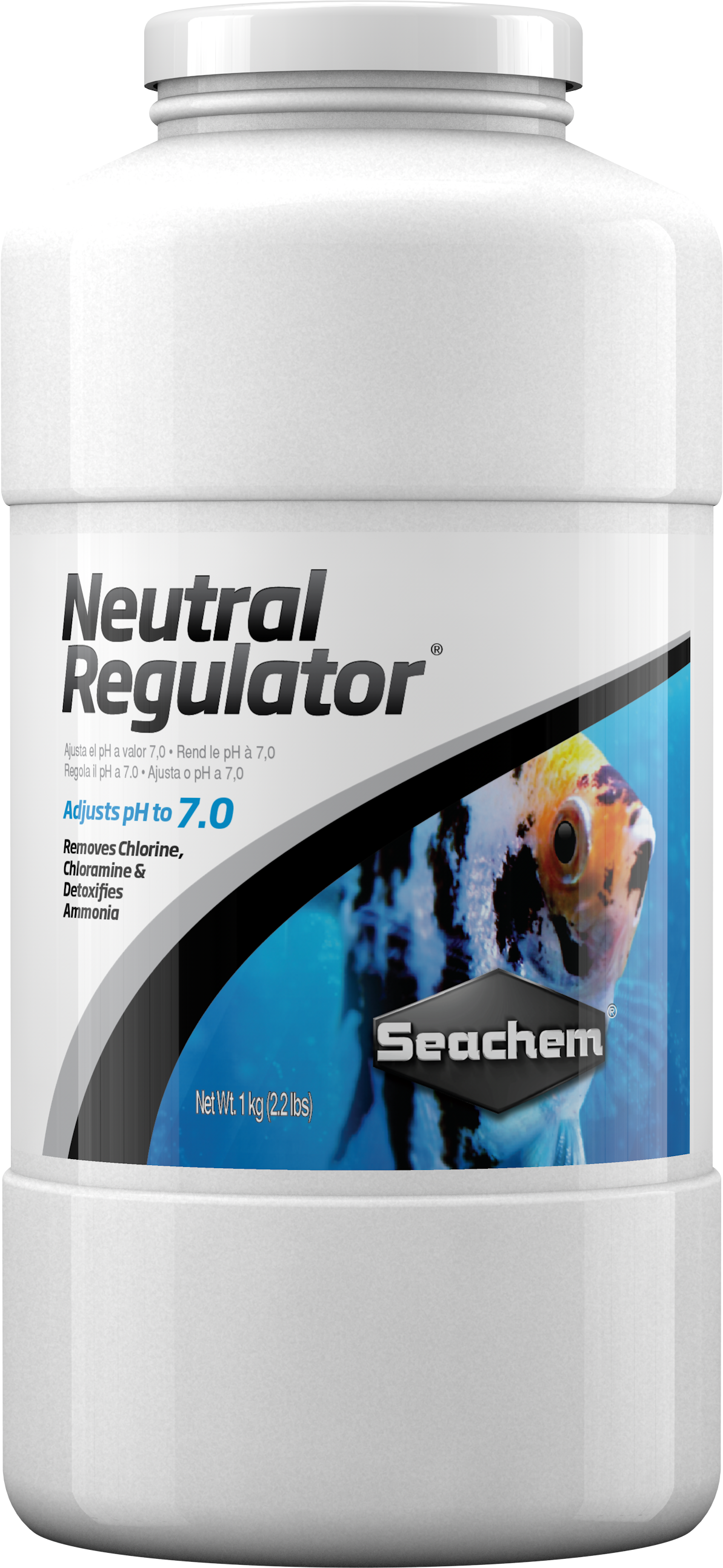Seachem Neutral Regulator 1 kg tub, bulk freshwater pH 7.0 buffer for fishrooms