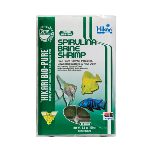 Hikari Bio-Pure Frozen Spirulina Brine Shrimp