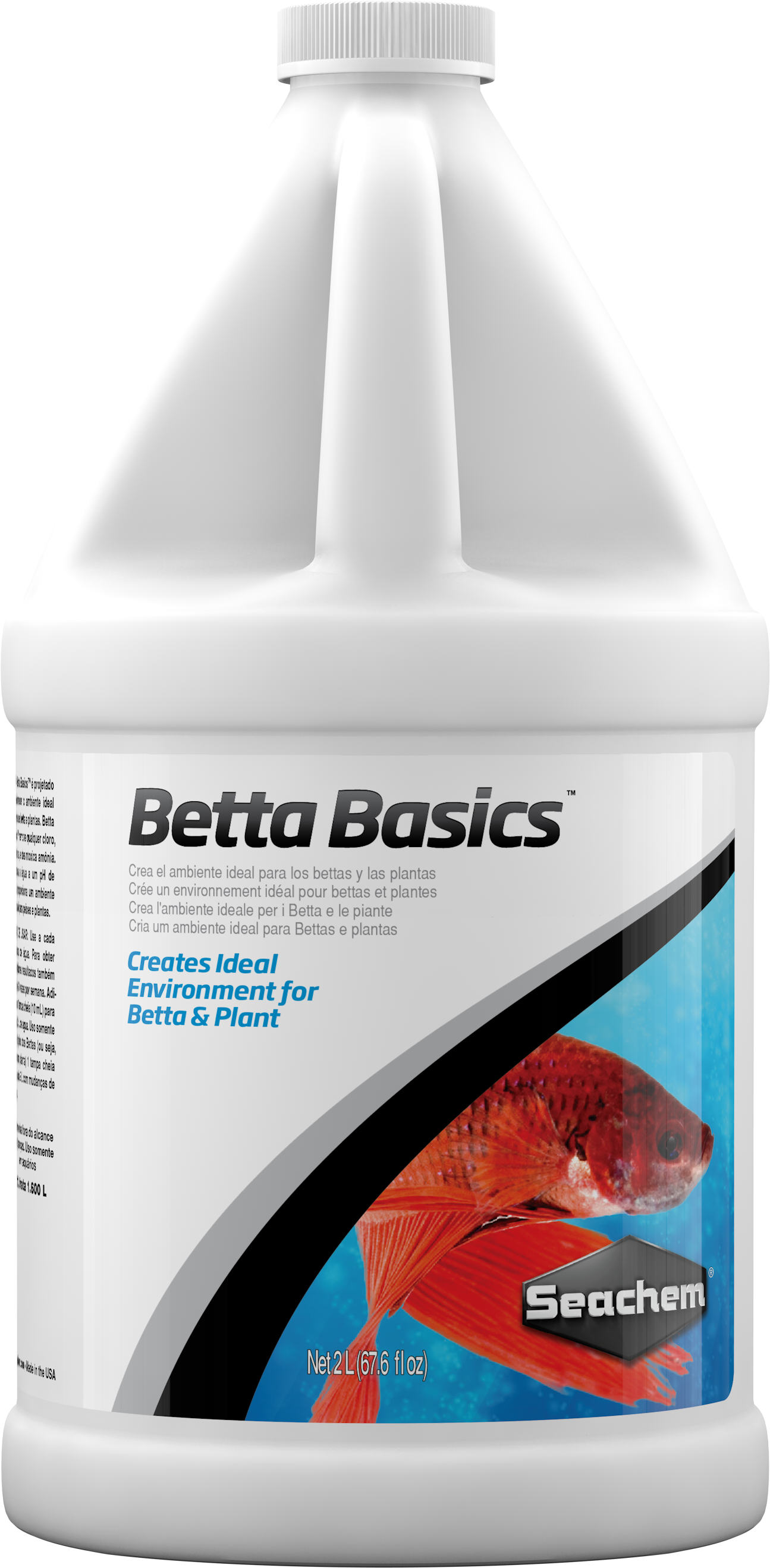 Seachem Betta Basics 2 L bulk bottle for breeders and betta shops