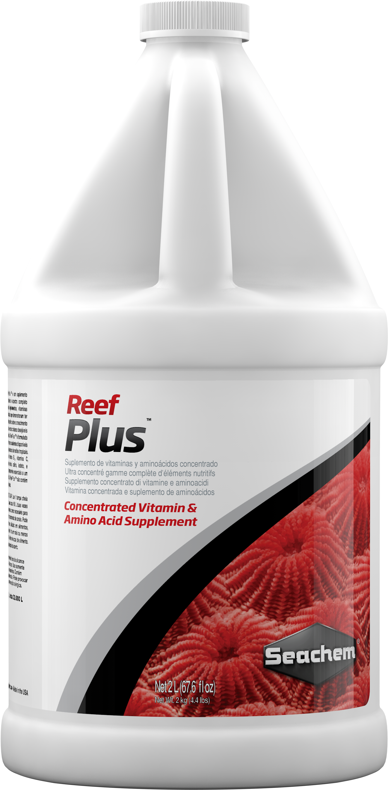 Seachem Reef Plus 2 L jug, reef vitamin and amino acid supplement