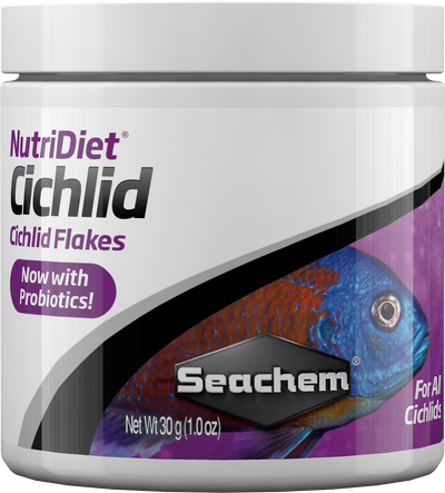 Seachem NutriDiet Cichlid Flakes w/Probiotics