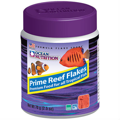 Ocean Nutrition Prime Reef Flake seafood-rich reef fish food for marine carnivores