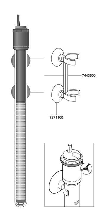 Eheim – 250 Watt Jäger TruTemp Submersible Aquarium Heater