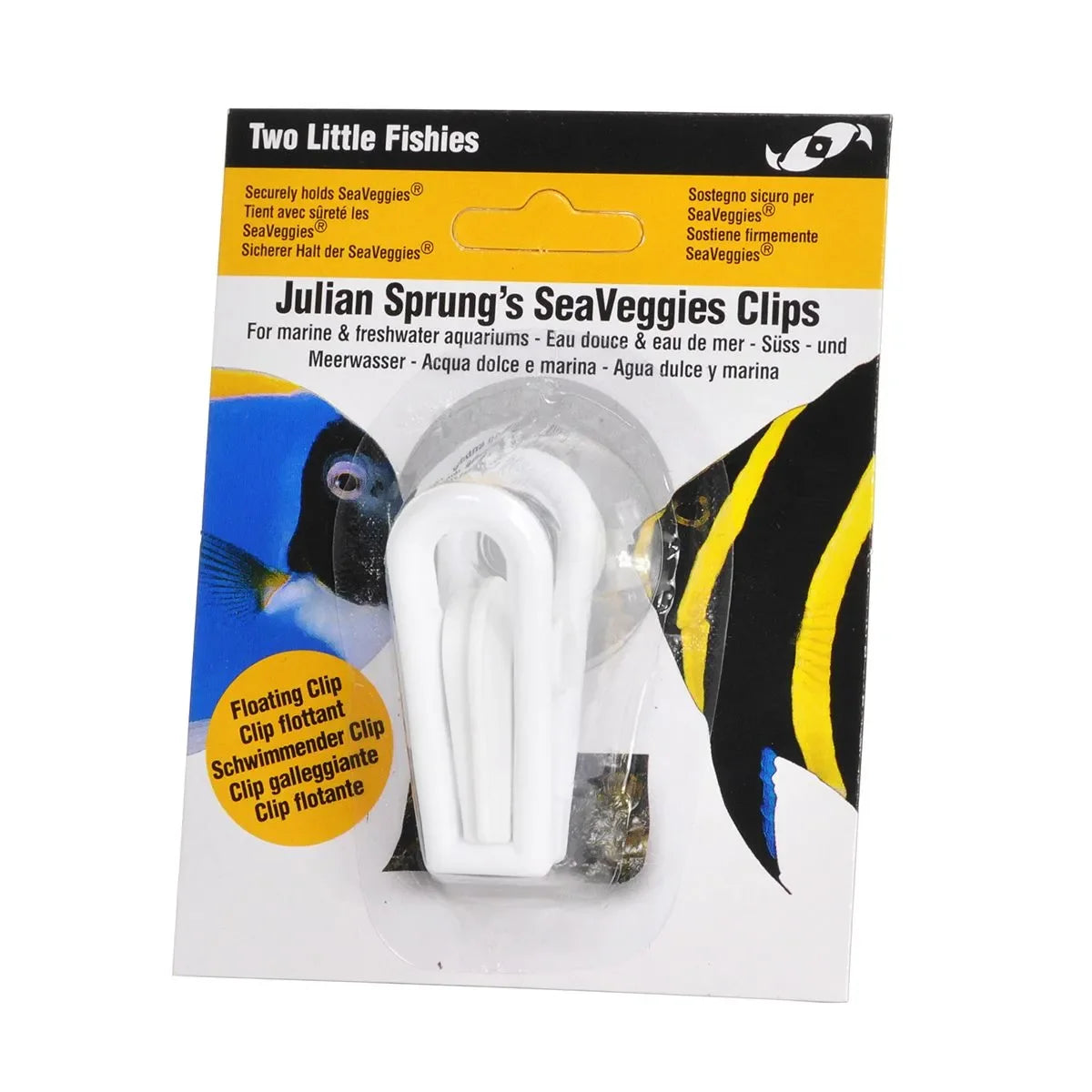 Two Little Fishies – Sea Veggies Floating Clip – Single Clip with Suction Cup