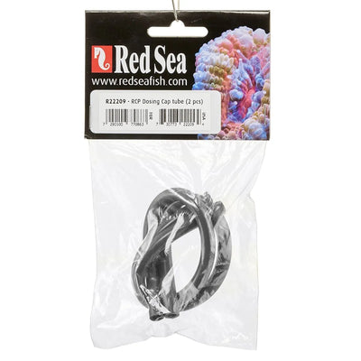 Red Sea RCP Dosing Cap tube packaging with clear plastic bag on a white background