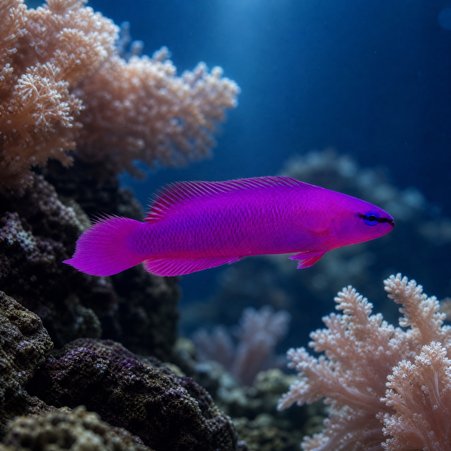 Orchid Dottyback (Pseudochromis fridmani)