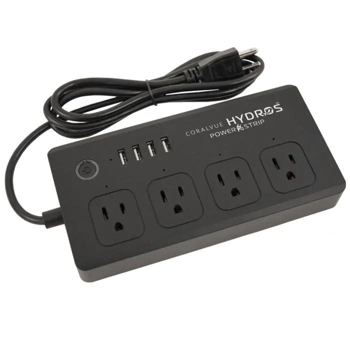 Hydros WiFi Power Strip with 4 AC outlets and 4 USB ports - CoralVue aquarium controller