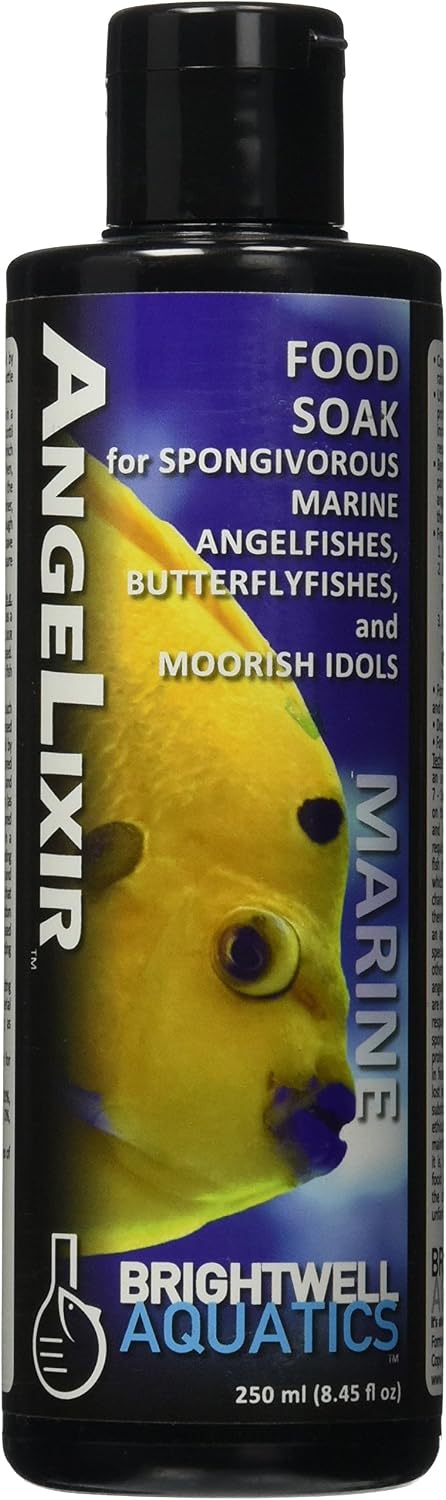 Brightwell AngeLixir 250 ml bottle - amino acid food soak for marine angelfish and butterflyfish