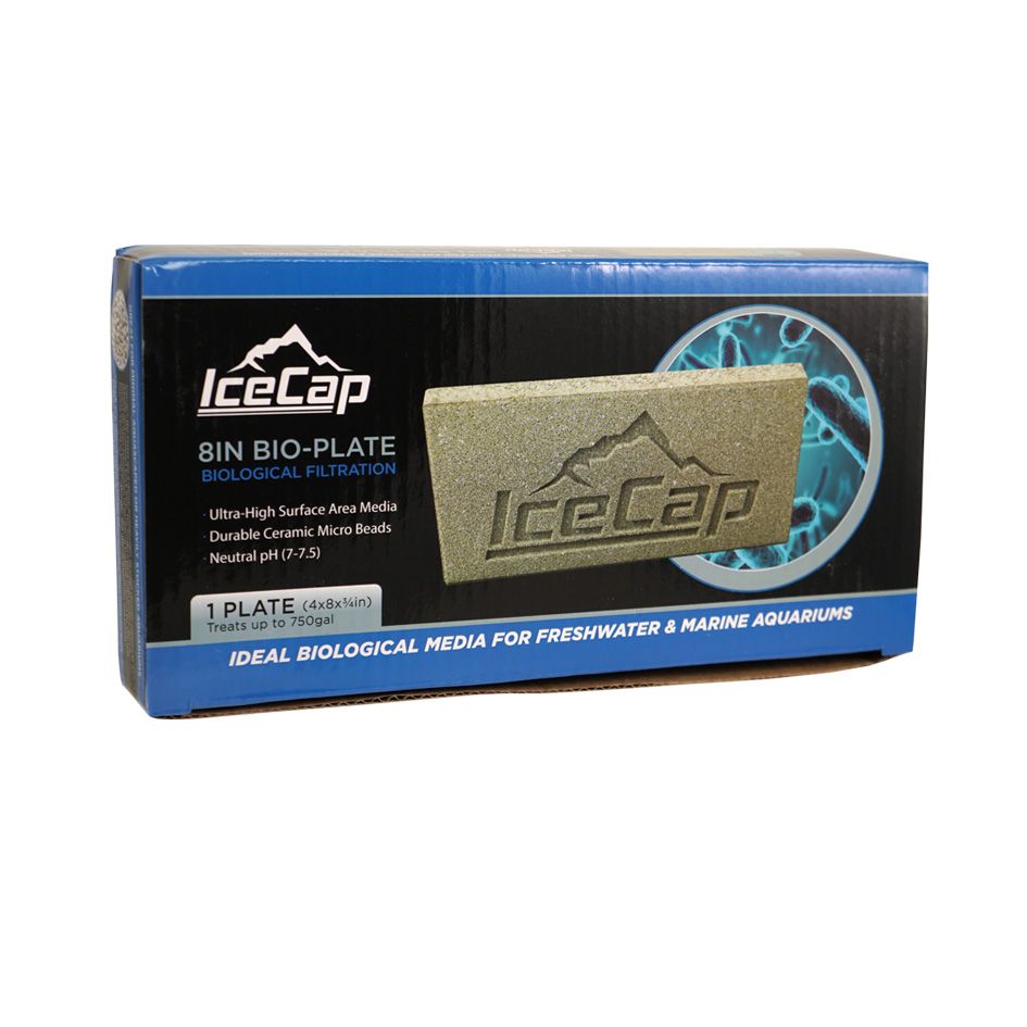 IceCap 8-Inch Bio-Plate Biological Filter Media – High-Capacity Ceramic Brick