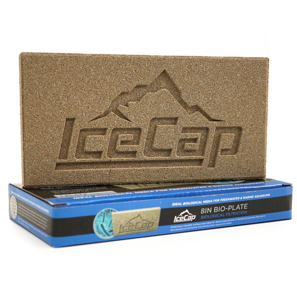 IceCap 8-Inch Bio-Plate Biological Filter Media – High-Capacity Ceramic Brick