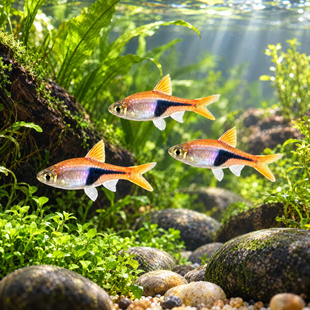 Harlequin Rasbora (Trigonostigma heteromorpha)
