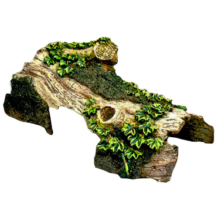 Blue Ribbon Exotic Environments Bent Log Hide-Away Large aquarium ornament