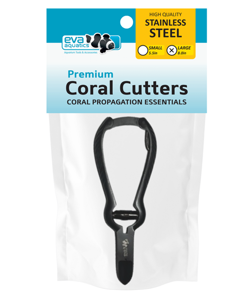 Eva Aquatics Premium Coral Cutters retail pack, 8 inch black