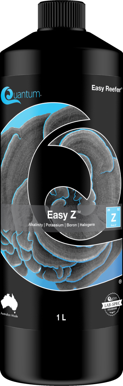 Quantum Easy Z 1 Liter bottle, reef alkalinity and supporting elements supplement