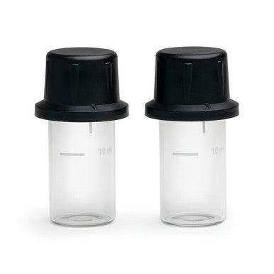Hanna HI731360 glass cuvettes with caps, set of two with 10 ml level mark