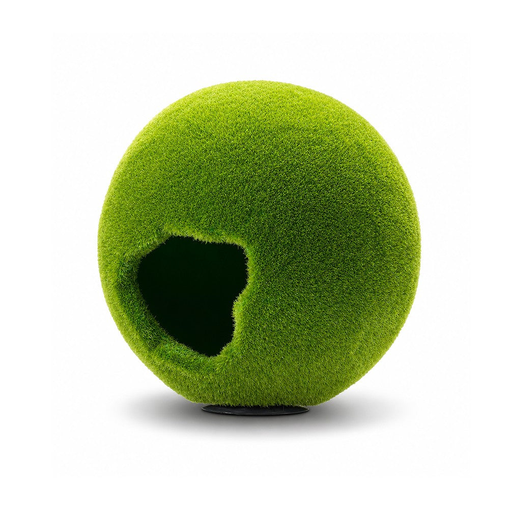Aquatop Moss Ball Safe House Large, the sphere and its suction cup mount