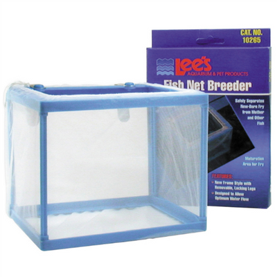Lee's Net Breeder boxed nylon mesh in-tank breeding and isolation net for aquariums