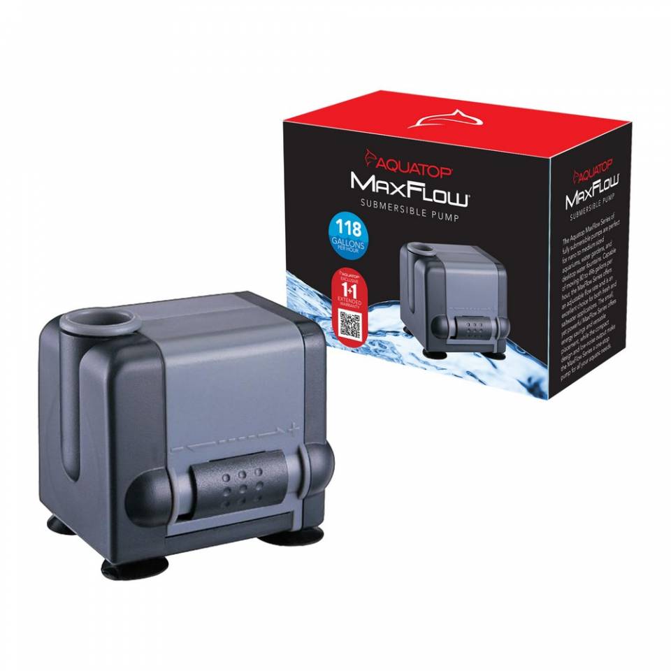 Aquatop MaxFlow NP-302 118 GPH submersible pump with box