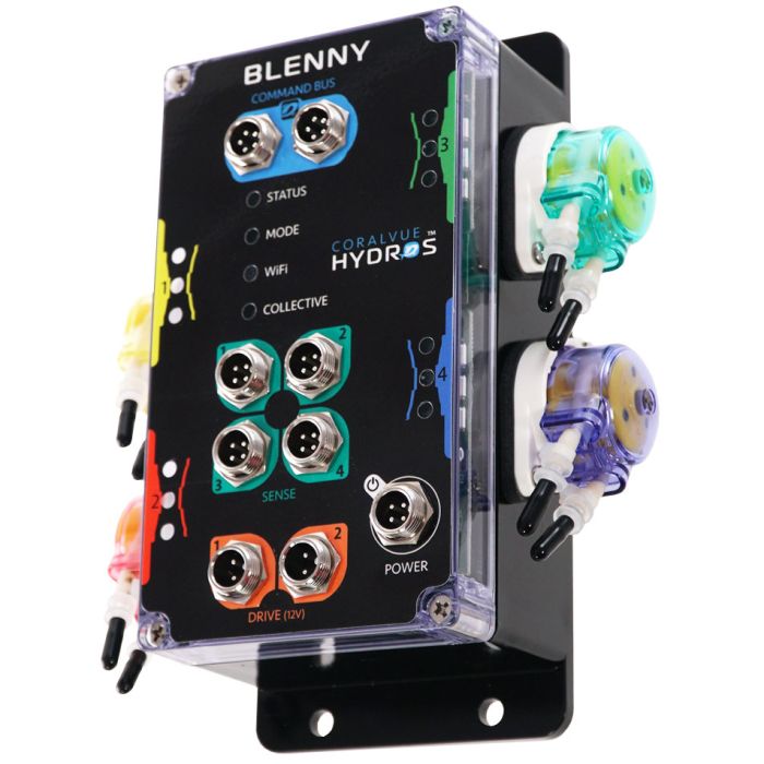 HYDROS Blenny – Smart Aquarium Controller with Four Micro-Dosing Pumps