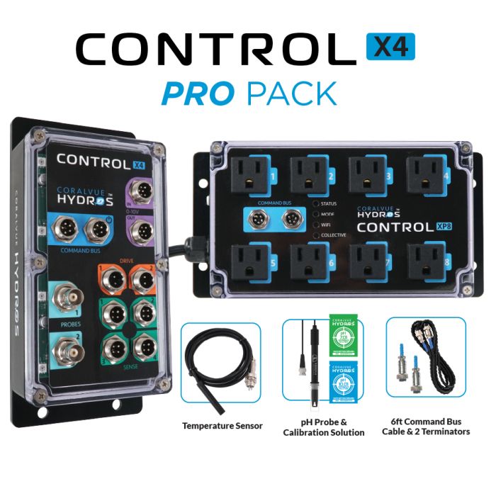 HYDROS Control X4 / XP8 PRO Pack – Full Smart Aquarium Controller Set