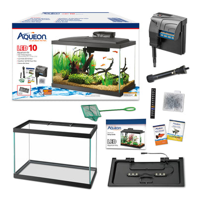 Aqueon 10 gallon starter kit contents