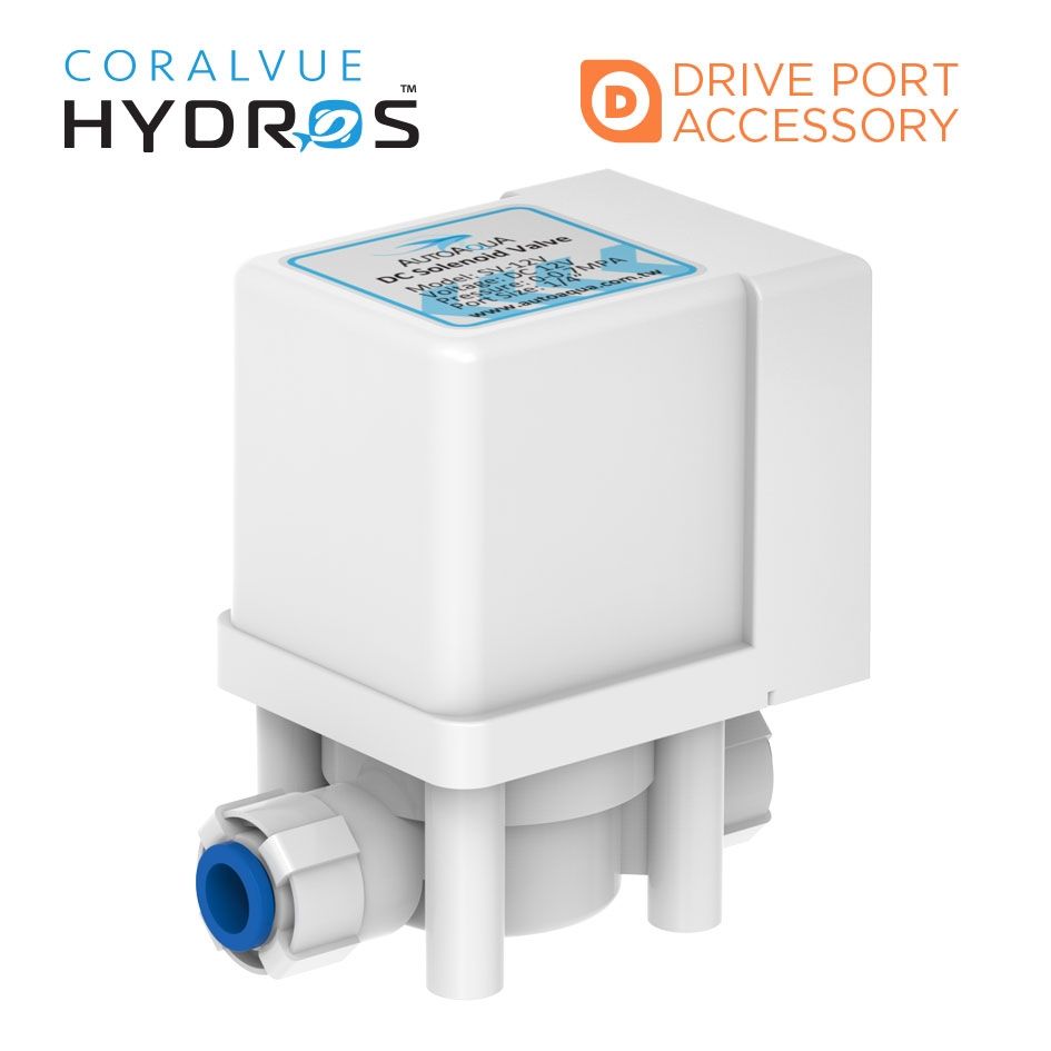 Hydros HDRS-SV-12VH | DC Solenoid Water Valve | Drive Port Accessory