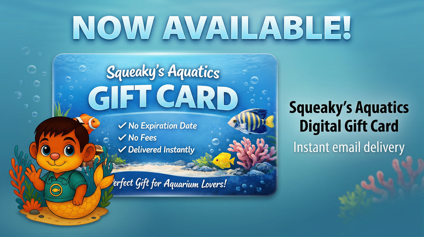 Squeaky's Aquatics Digital Gift Card