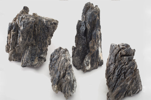 CaribSea Mountain Stone gray and black freshwater aquascaping rock