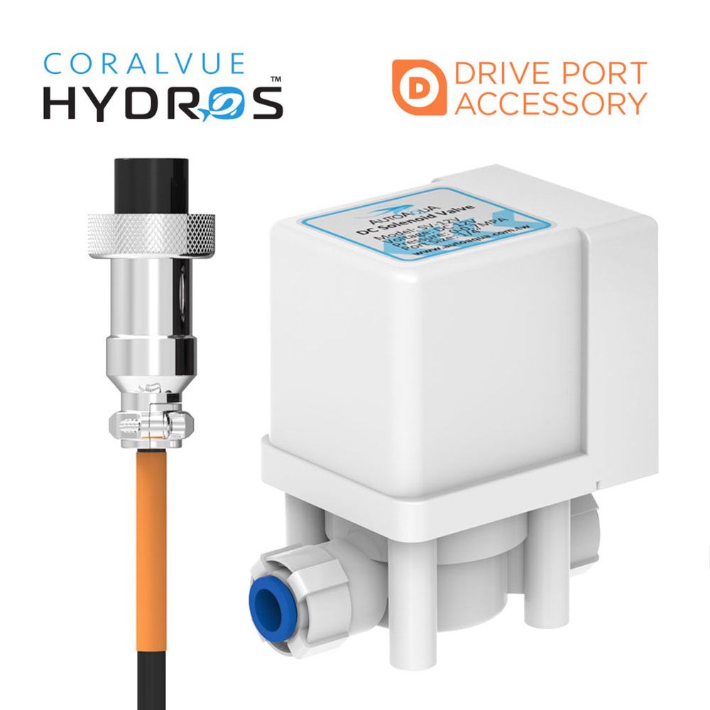 Hydros HDRS-SV-12VH | DC Solenoid Water Valve | Drive Port Accessory