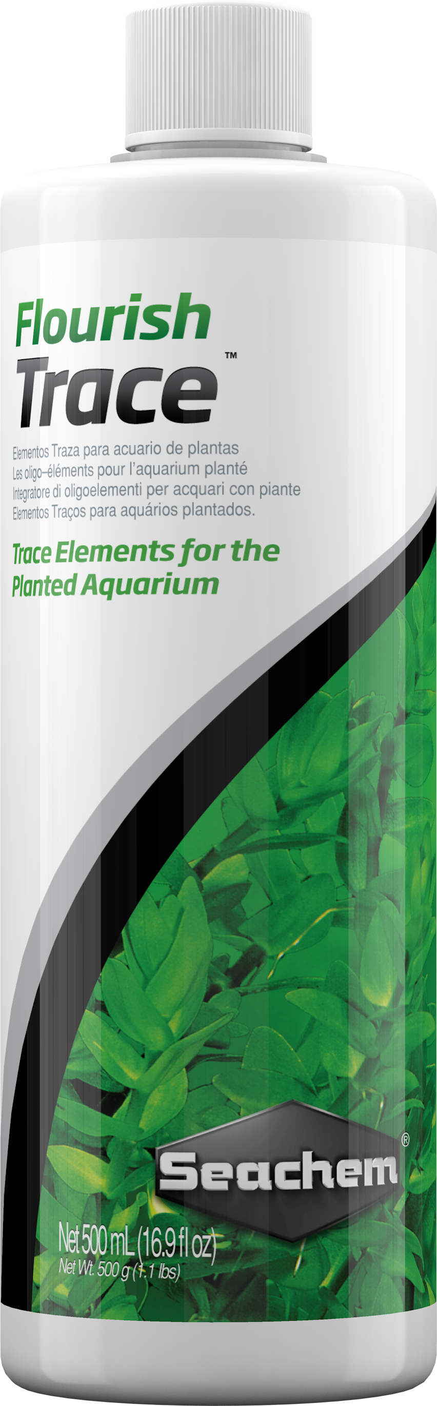 Seachem Flourish Trace 500 mL bottle, planted aquarium trace element supplement
