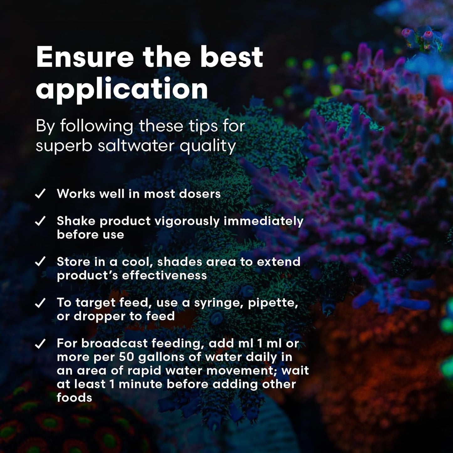 Brightwell Aquatics Polyp Ignite reef aquarium coral food