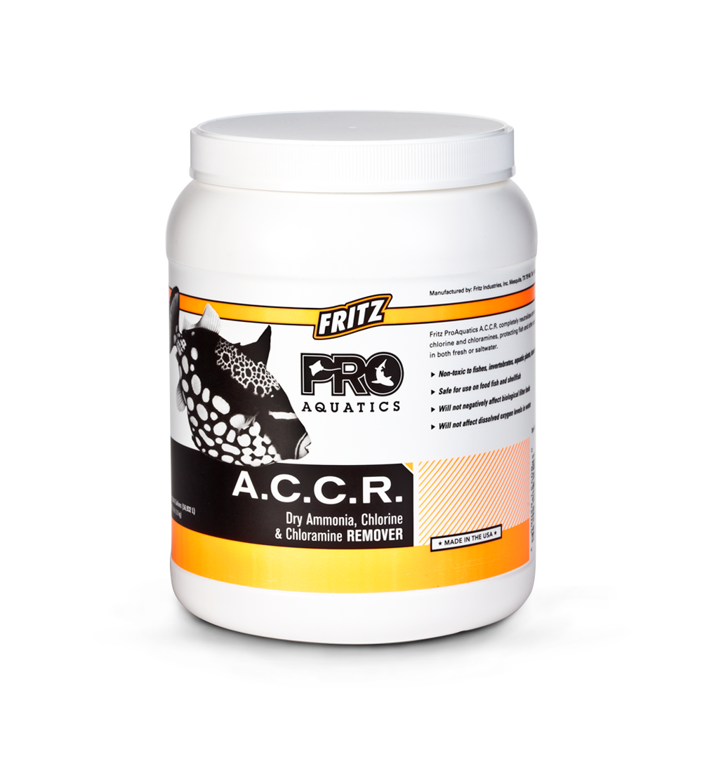 Fritz A.C.C.R. dry ammonia chlorine chloramine remover