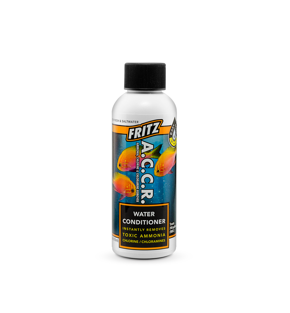 Fritz A.C.C.R. 4oz water conditioner - ammonia, chlorine, and chloramine remover for freshwater and saltwater aquariums