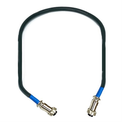 HYDROS Command Bus Cable detail - GX-12 threaded metal connectors on data and power cable for Hydros Control aquarium controllers