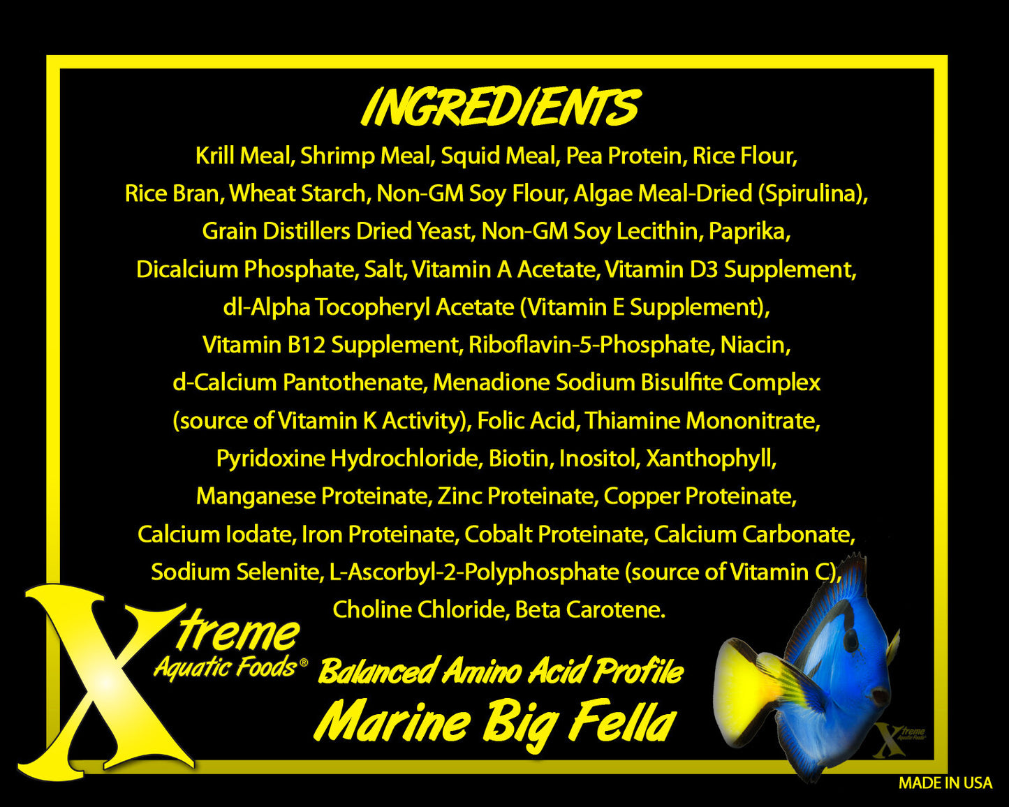 Xtreme Marine Big Fella Pellets