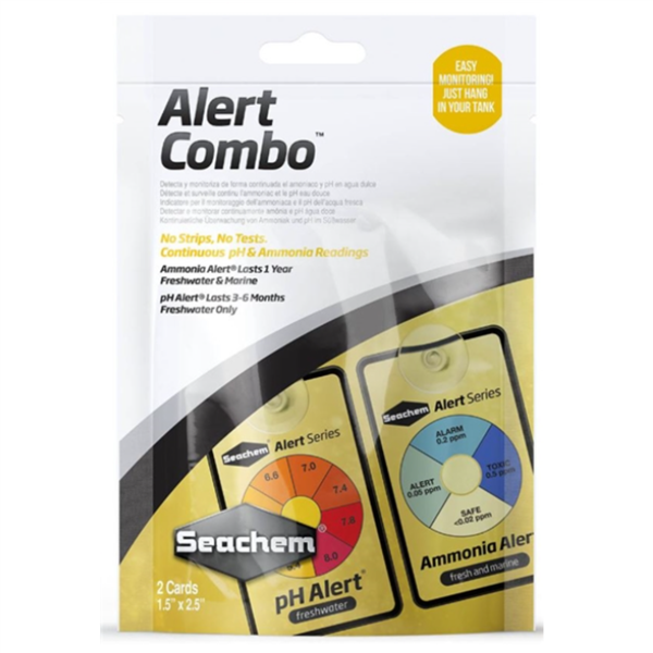 Seachem Alerts Combo Pack Ammonia & pH - 6 Month