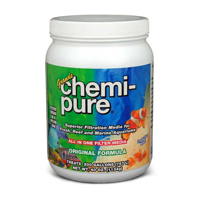Grande Chemi-pure 40 oz original formula filter media jar, treats 200 gallons
