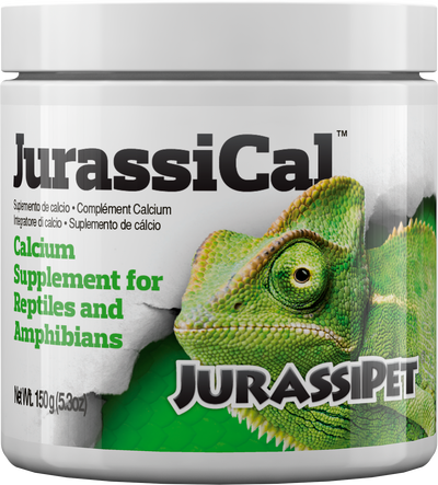 JurassiPet JurassiCal Dry 150 g jar - reptile calcium dusting powder