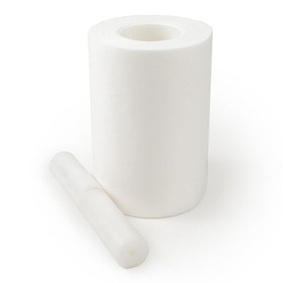 Klir 50 micron filter fleece roll with white disposable collection spindle