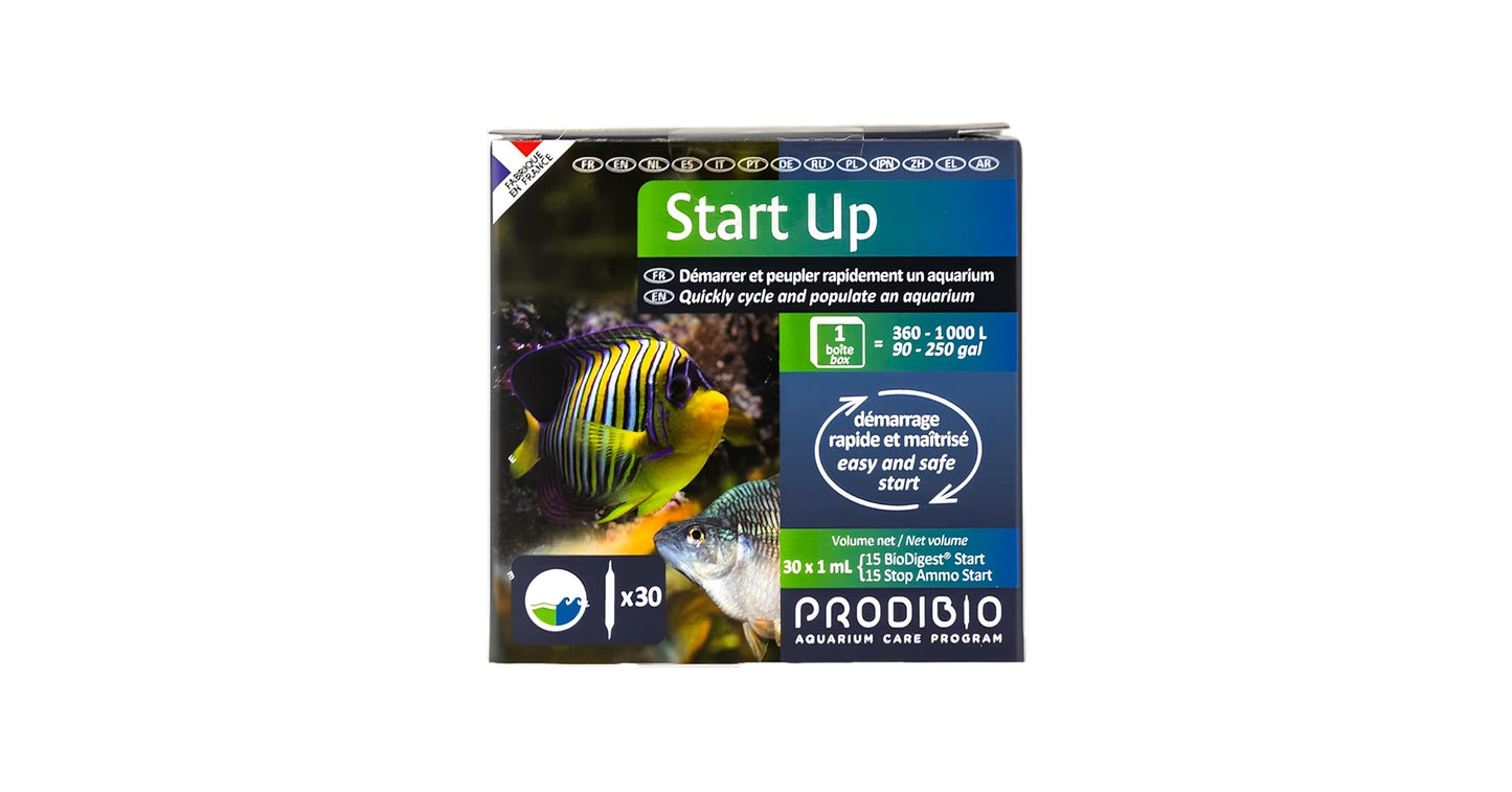 Prodibio Start Up 30-vial value box - 15 BioDigest and 15 Stop Ammo ampoules, treats up to 250 gallons