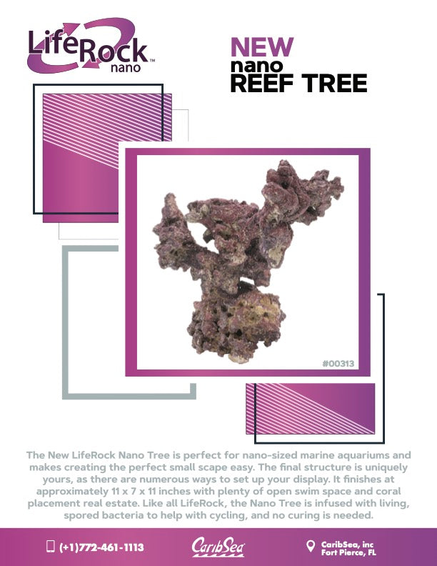 CaribSea LifeRock Nano Tree sculpted reef aquascaping rock