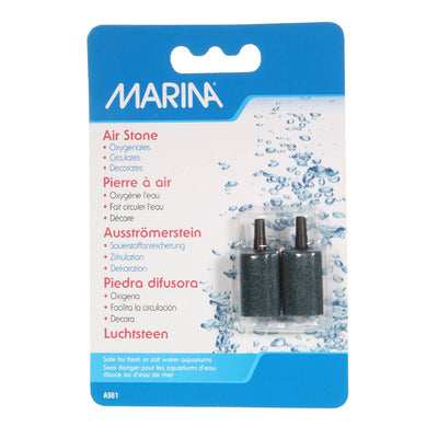Marina 1 inch cylinder air stone 2-pack