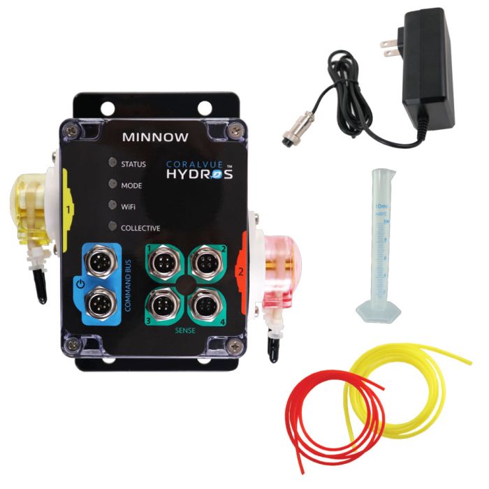 HYDROS Minnow – Smart Aquarium Controller with Dual Micro Dosing Pumps