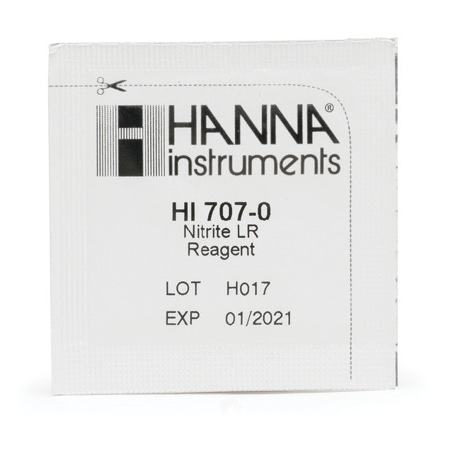 Hanna Instruments HI707-25 / 707-25 | Nitrite Low Range Checker Reagents (25 Tests) | Aquarium Testing