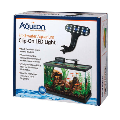 Aqueon clip-on LED aquarium light
