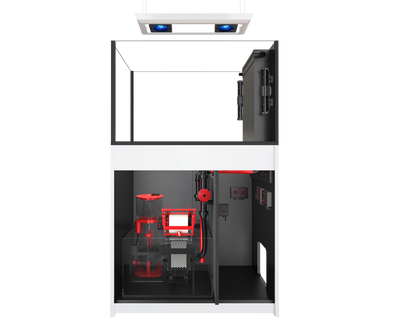 Red Sea REEFER MAX Peninsula 350 G3 Aquarium System - White cabinet