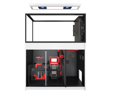 Red Sea REEFER MAX Peninsula 500 G3 Aquarium System - White cabinet