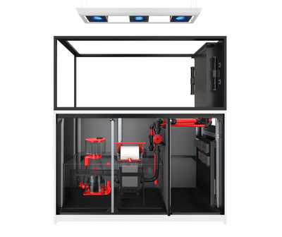 Red Sea REEFER MAX Peninsula S-700 G3 Aquarium System - White cabinet