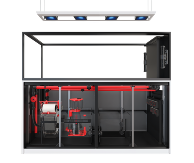Red Sea REEFER MAX Peninsula S-950 G3 Aquarium System - White cabinet