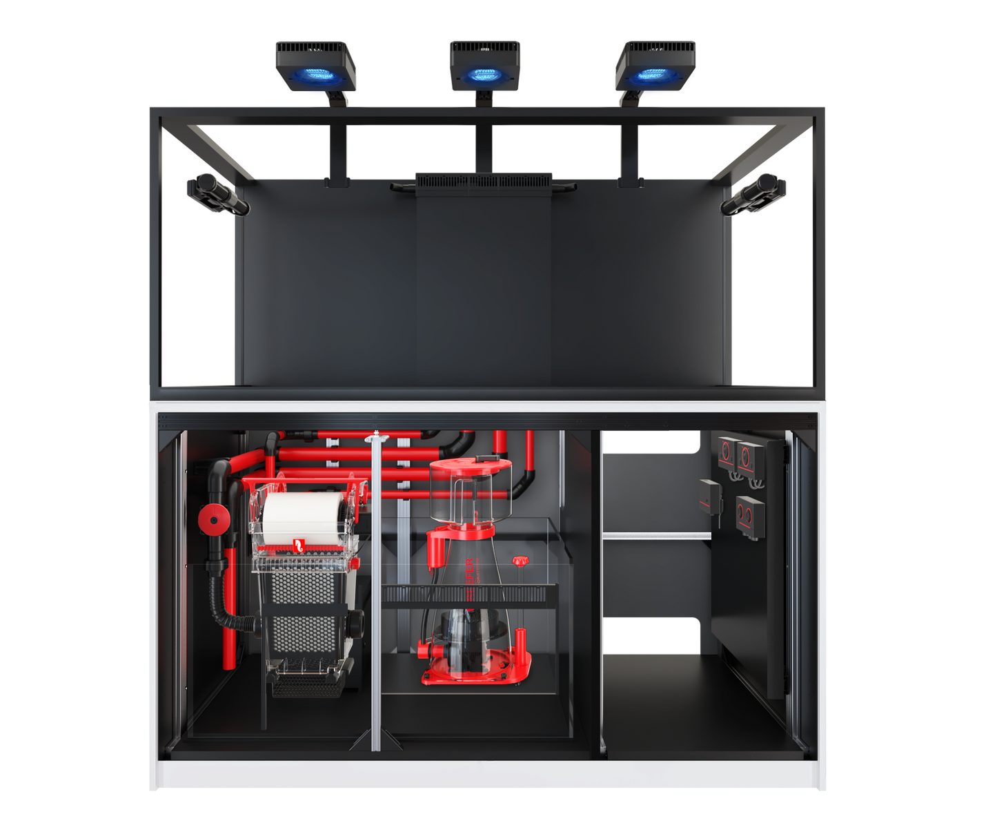 Red Sea REEFER MAX S-700 G3 Aquarium System - White cabinet